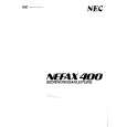 NEC NEFAX400 Instrukcja Obsługi